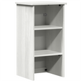 vidaXL Bathroom Furniture Set with Shelf 2 pcs Brown and White Medium
