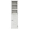 vidaXL Bathroom Furniture Set with Shelf 2 pcs Brown and White Medium
