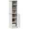 vidaXL Bathroom Furniture Set with Shelf 2 pcs Brown and White Medium