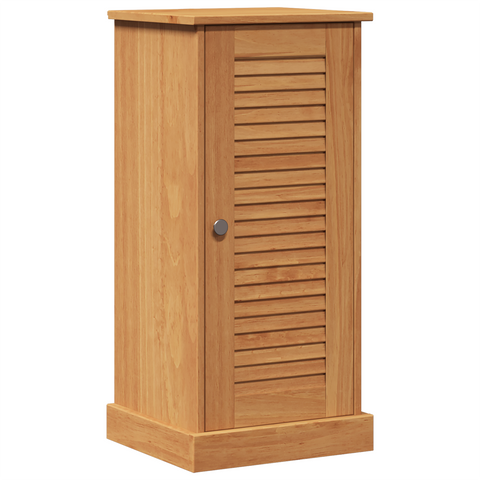 vidaXL Bathroom Furniture Set with Shelf with Storage with Door 2 pcs Brown and Honey brown