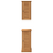 vidaXL Bathroom Furniture Set with Shelf with Storage with Door 2 pcs Brown and Honey brown