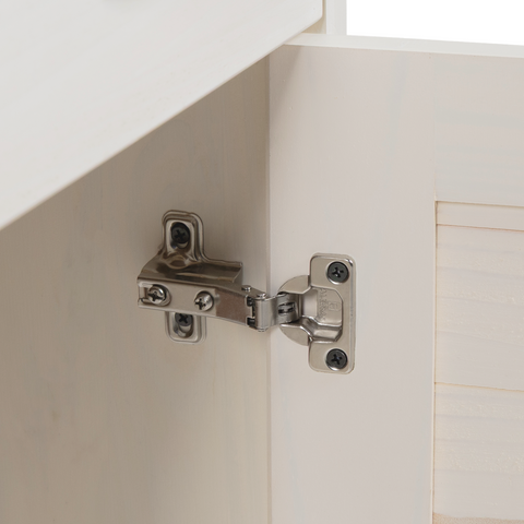 vidaXL Bathroom Furniture Set 2 pcs Brown and White 37 x 34 x 150 cm