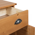 vidaXL Bathroom Furniture Set with Drawer with Shelf with Storage with Door 2 pcs Brown Solid wood pine
