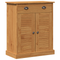 vidaXL Bathroom Furniture Set with Drawer with Shelf with Storage with Door 2 pcs Brown Solid wood pine