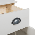vidaXL Bathroom Furniture Set with Drawer with Shelf with Storage with Door 2 pcs Brown Solid wood pine