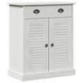 vidaXL Bathroom Furniture Set with Drawer with Shelf with Storage with Door 2 pcs Brown Solid wood pine