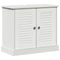 vidaXL Bathroom Furniture Set with Drawer with Shelf Wall-mounted with Storage with Door with Mirror 3 pcs Brown 37 x 34 x 80 cm