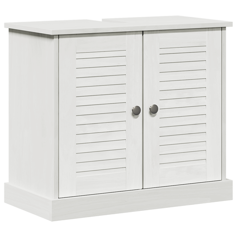 vidaXL Bathroom Furniture Set 5 pcs Antique white 37 x 34 x 110 cm