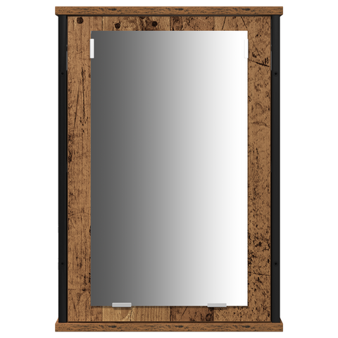 vidaXL Bathroom Sink Cabinet with Built-in Basin Old Wood Engineered Wood