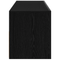 vidaXL Bedside Cabinet with LED Lights Black Oak 60x35x40 cm Engineered Wood