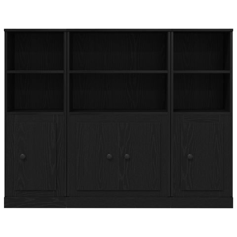vidaXL Highboard Black Oak 132x35,5x103,5 cm Engineered Wood