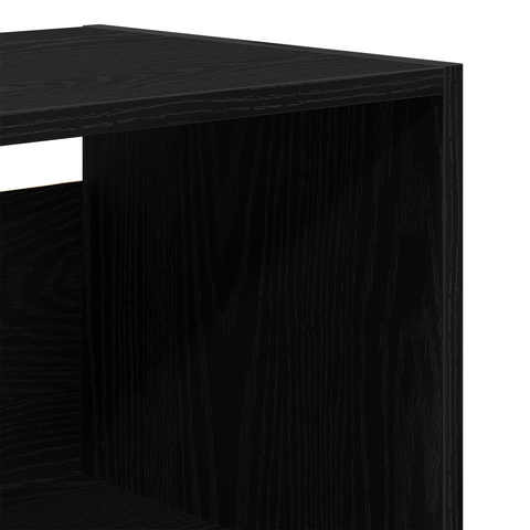vidaXL Highboard Black Oak 69.5x34x180 cm Engineered Wood