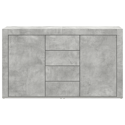 vidaXL Sideboard Concrete Grey Engineered Wood 120 x 36 x 69 cm Storage