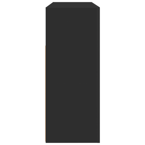 vidaXL Sideboard Black Engineered wood 116 x 30 x 75 cm Sideboard