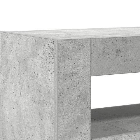 vidaXL Sideboard Concrete Grey Engineered Wood 116 x 30 x 75 cm