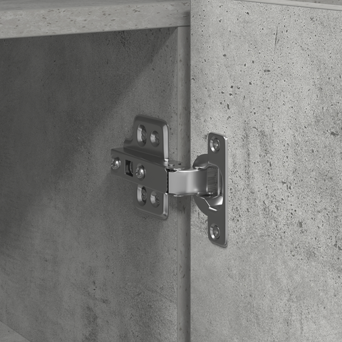 vidaXL Sideboard Concrete Grey Engineered Wood 116 x 30 x 75 cm