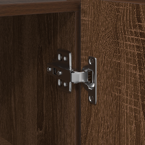 vidaXL Sideboard Brown Oak Engineered Wood 116 x 30 x 75 cm Sideboard