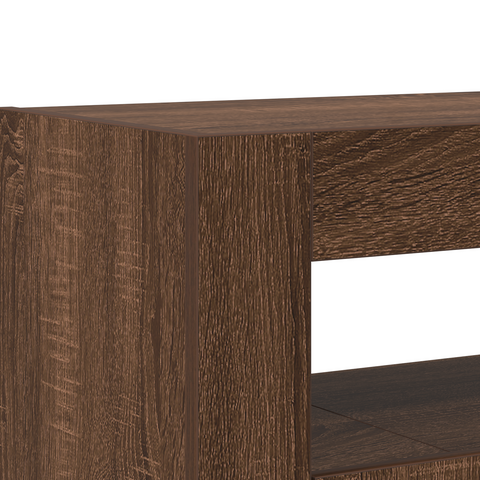 vidaXL Sideboard Brown Oak Engineered Wood 116 x 30 x 75 cm Sideboard