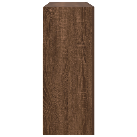 vidaXL Sideboard Brown Oak Engineered Wood 116 x 30 x 75 cm Sideboard