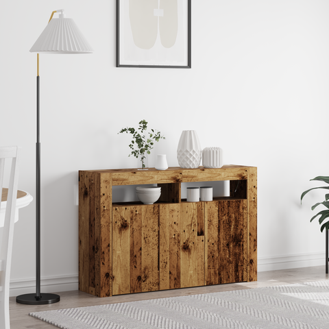 vidaXL Sideboard Old wood Engineered wood 116 x 30 x 75 cm Sideboard