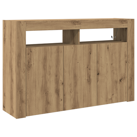vidaXL Sideboard Artisan Oak Engineered Wood 116 x 30 x 75 cm Sideboard