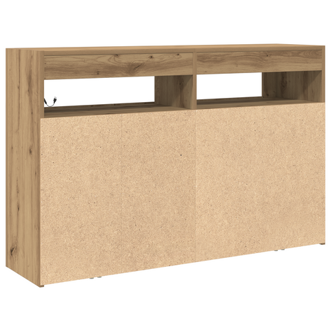 vidaXL Sideboard Artisan Oak Engineered Wood 116 x 30 x 75 cm Sideboard