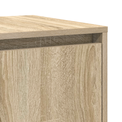 vidaXL Oak Sideboard Sonoma oak Engineered wood 135 x 41 x 75 cm