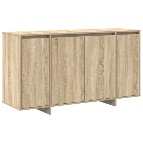 vidaXL Oak Sideboard Sonoma oak Engineered wood 135 x 41 x 75 cm