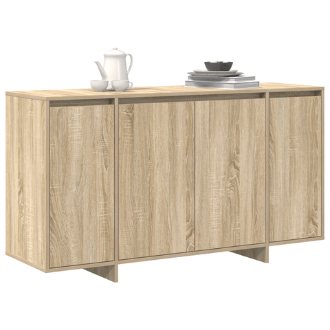 vidaXL Oak Sideboard Sonoma oak Engineered wood 135 x 41 x 75 cm