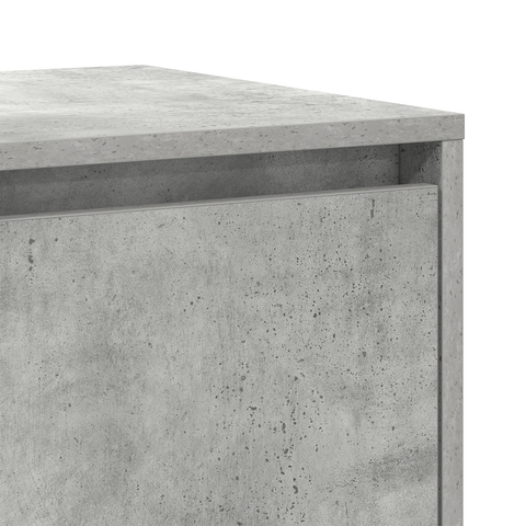 vidaXL Concrete Grey Sideboard Concrete grey Engineered wood