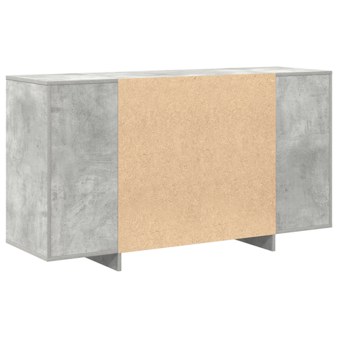 vidaXL Concrete Grey Sideboard Concrete grey Engineered wood