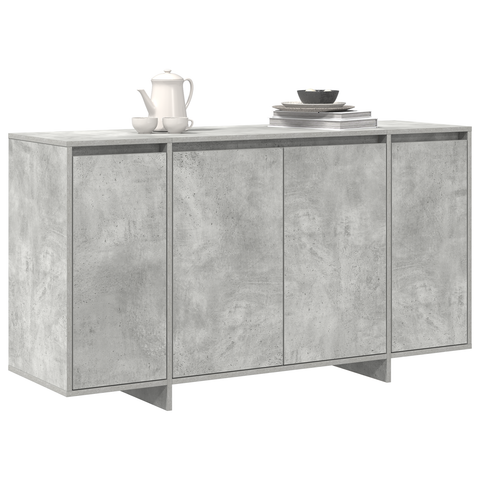 vidaXL Concrete Grey Sideboard Concrete grey Engineered wood