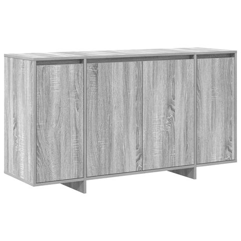 vidaXL Grey Sideboard Grey sonoma Engineered wood 135 x 41 x 75 cm