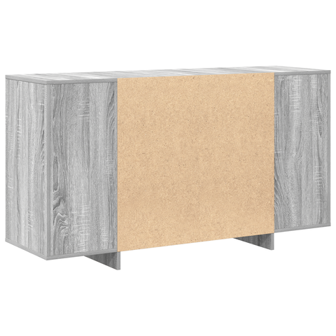 vidaXL Grey Sideboard Grey sonoma Engineered wood 135 x 41 x 75 cm
