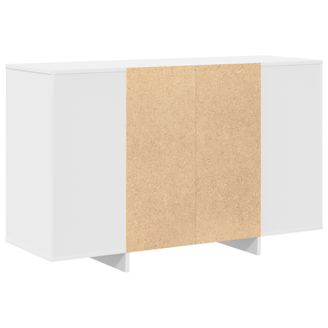 vidaXL White Sideboard White Engineered Wood 120 x 41 x 75 cm