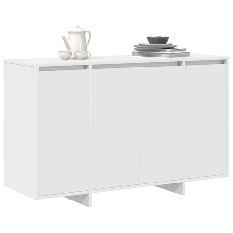 vidaXL White Sideboard White Engineered Wood 120 x 41 x 75 cm