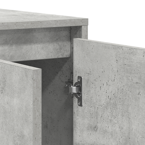 vidaXL Concrete Grey Sideboard Concrete grey Engineered wood