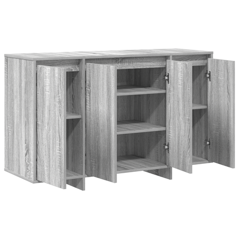 vidaXL Sideboard Grey sonoma Engineered wood 120 x 41 x 75 cm