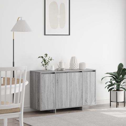 vidaXL Sideboard Grey sonoma Engineered wood 120 x 41 x 75 cm