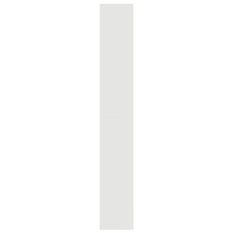 vidaXL White Bookshelf White Engineered wood 80 x 30 x 198 cm Storage