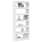 vidaXL White Bookshelf White Engineered wood 80 x 30 x 198 cm Storage