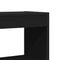 vidaXL Black Bookshelf Black Wood 80 x 30 x 198 cm Shelving