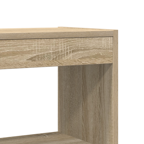vidaXL Sonoma Oak Bookshelf Sonoma oak Engineered wood 80 x 30 x 198 cm