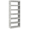 vidaXL Concrete Grey Bookshelf Concrete grey Engineered wood