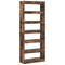 vidaXL Smoked Oak Bookshelf Smoked Oak Wood 80 x 30 x 198 cm Shelving