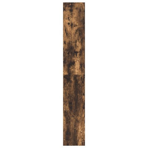 vidaXL Smoked Oak Bookshelf Smoked Oak Wood 80 x 30 x 198 cm Shelving