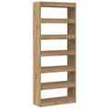 vidaXL Artisan Oak Bookshelf Artisan oak Engineered wood 80 x 30 x 198 cm