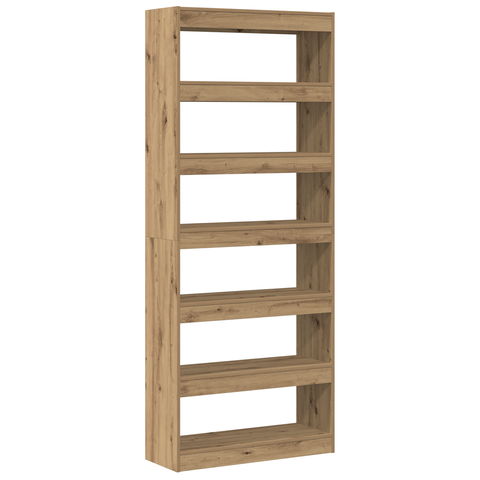 vidaXL Artisan Oak Bookshelf Artisan oak Engineered wood 80 x 30 x 198 cm