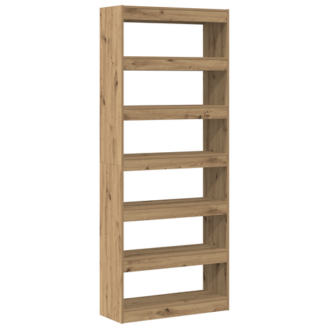 vidaXL Artisan Oak Bookshelf Artisan oak Engineered wood 80 x 30 x 198 cm
