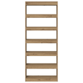 vidaXL Artisan Oak Bookshelf Artisan oak Engineered wood 80 x 30 x 198 cm